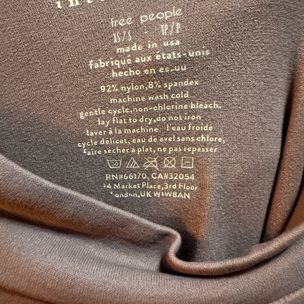 Free People Mauve Cut-Out Bodysuit - Picture 6 of 6